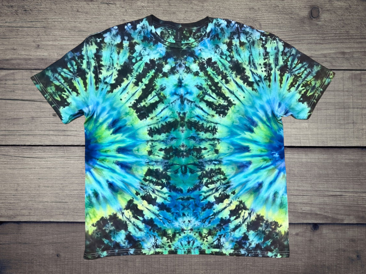 Inclined Scrunch SNOW Dye Tie Dye 2XL Shirt