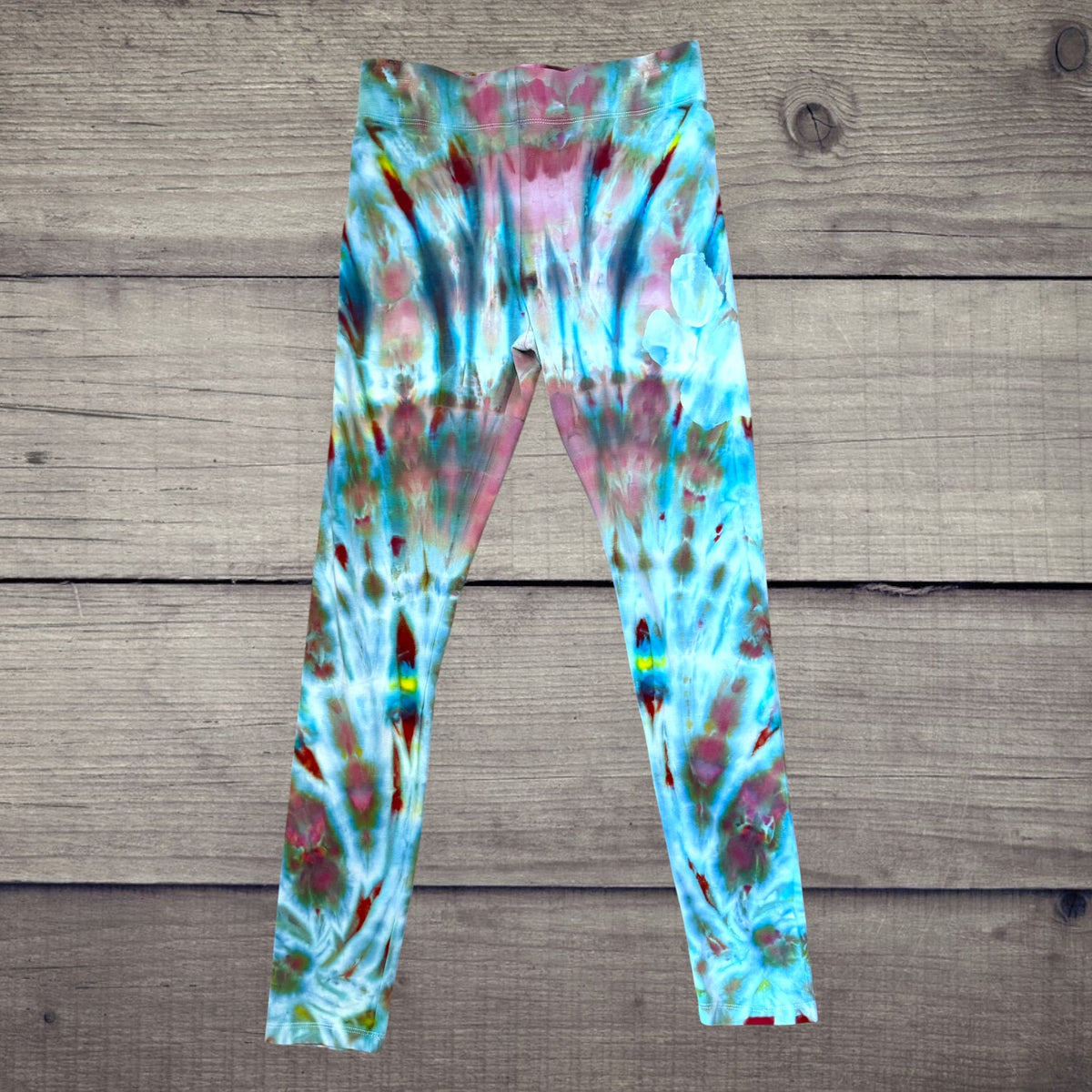 Paw Print Ice Dye Leggings
