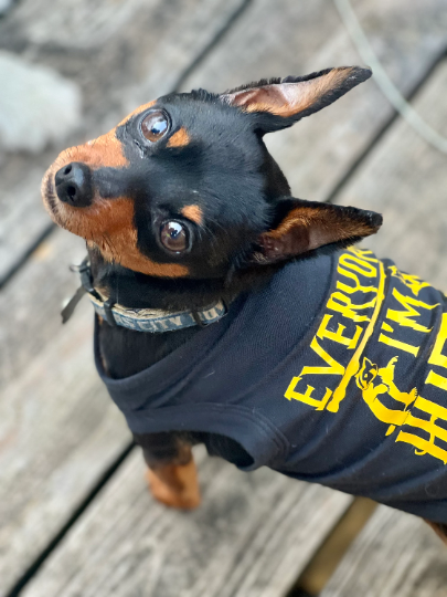 Everyday I'm Hufflin Dog Tee