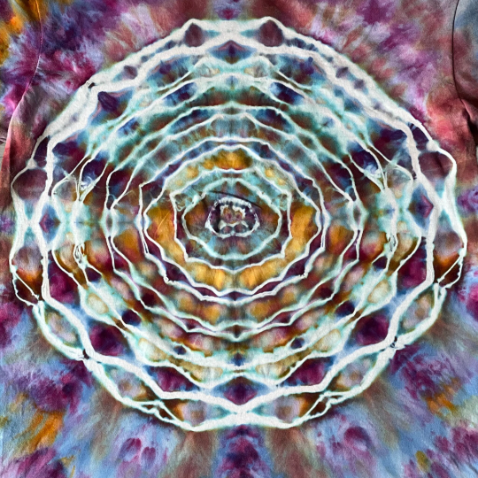 Medium Mandala Ice Dye Tee