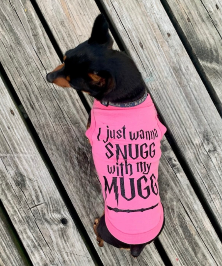 Snugg with my Mugg- Harry Potter Inspired Dog Tee