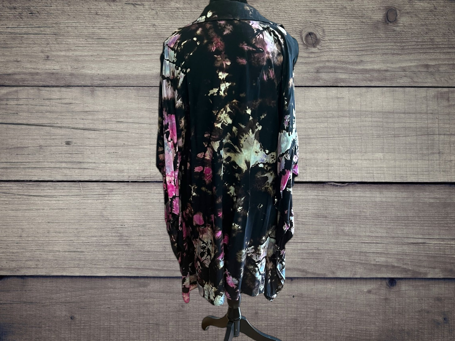 Reverse Ice Dye Kimono Large