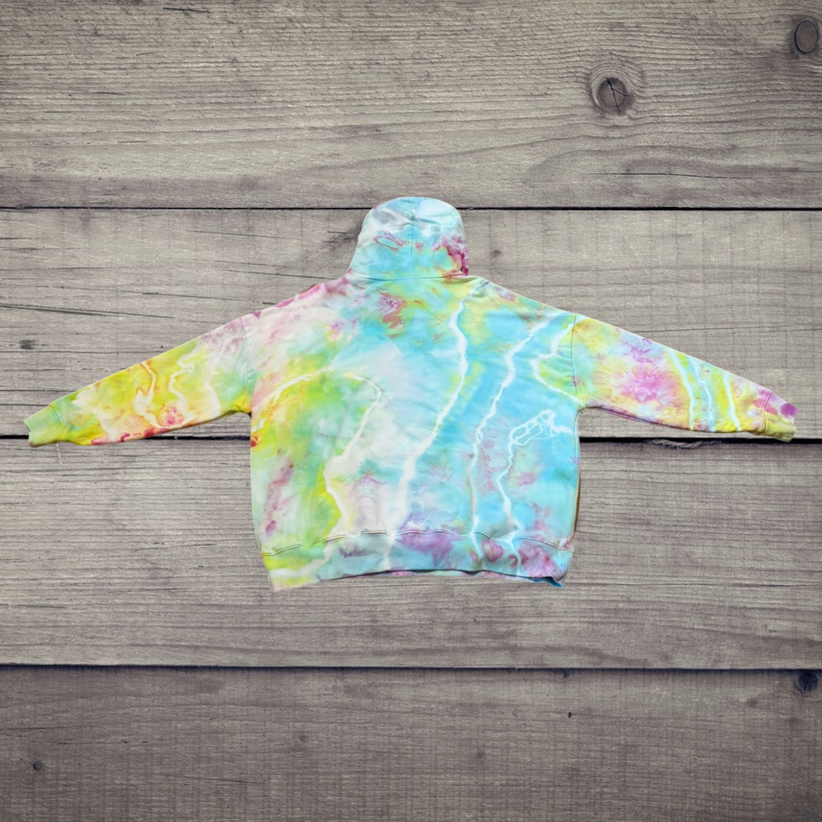 Prismatic Dreams | Ice-Dyed Hoodie 2XL