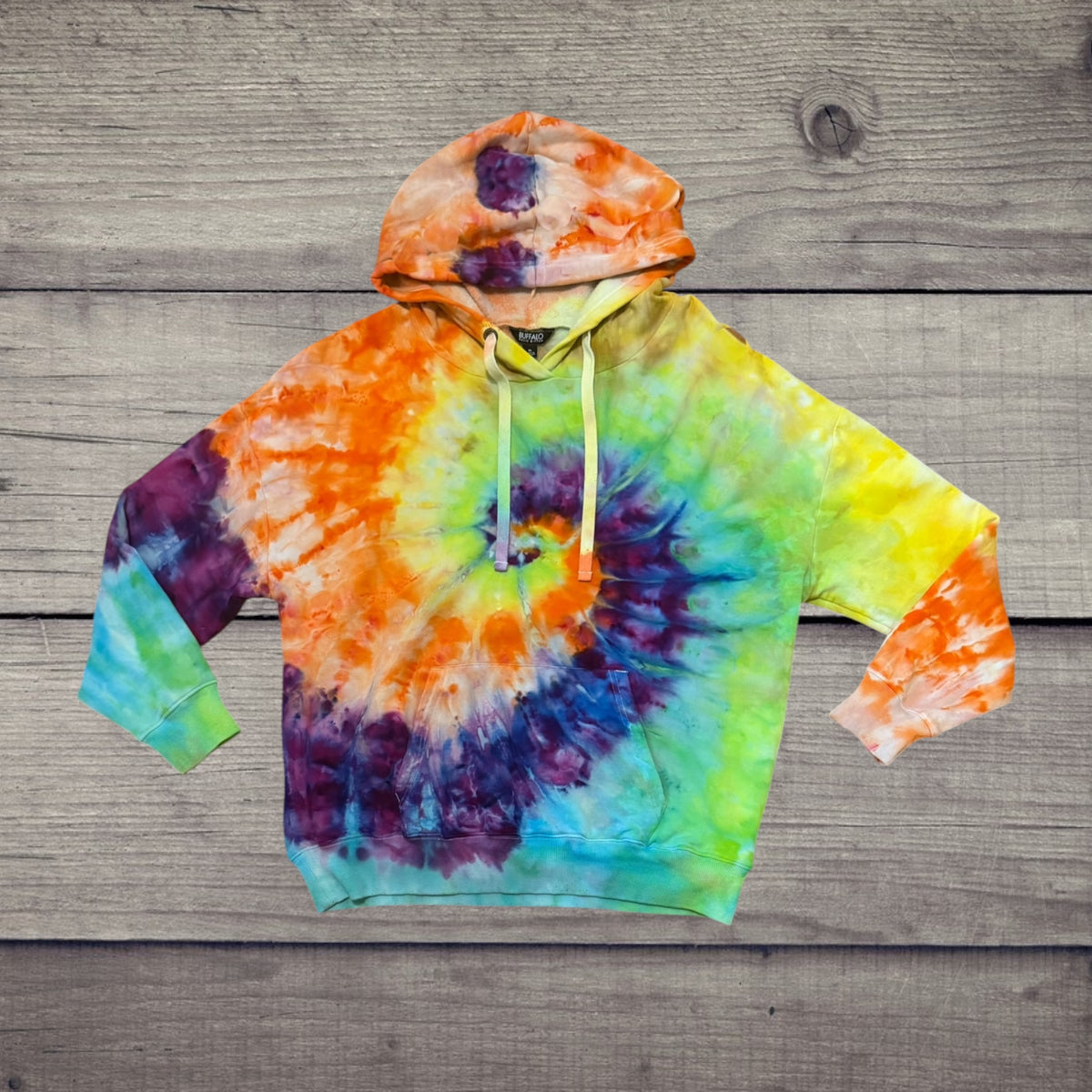 Cosmic Explosion | Ice-Dyed Hoodie XL