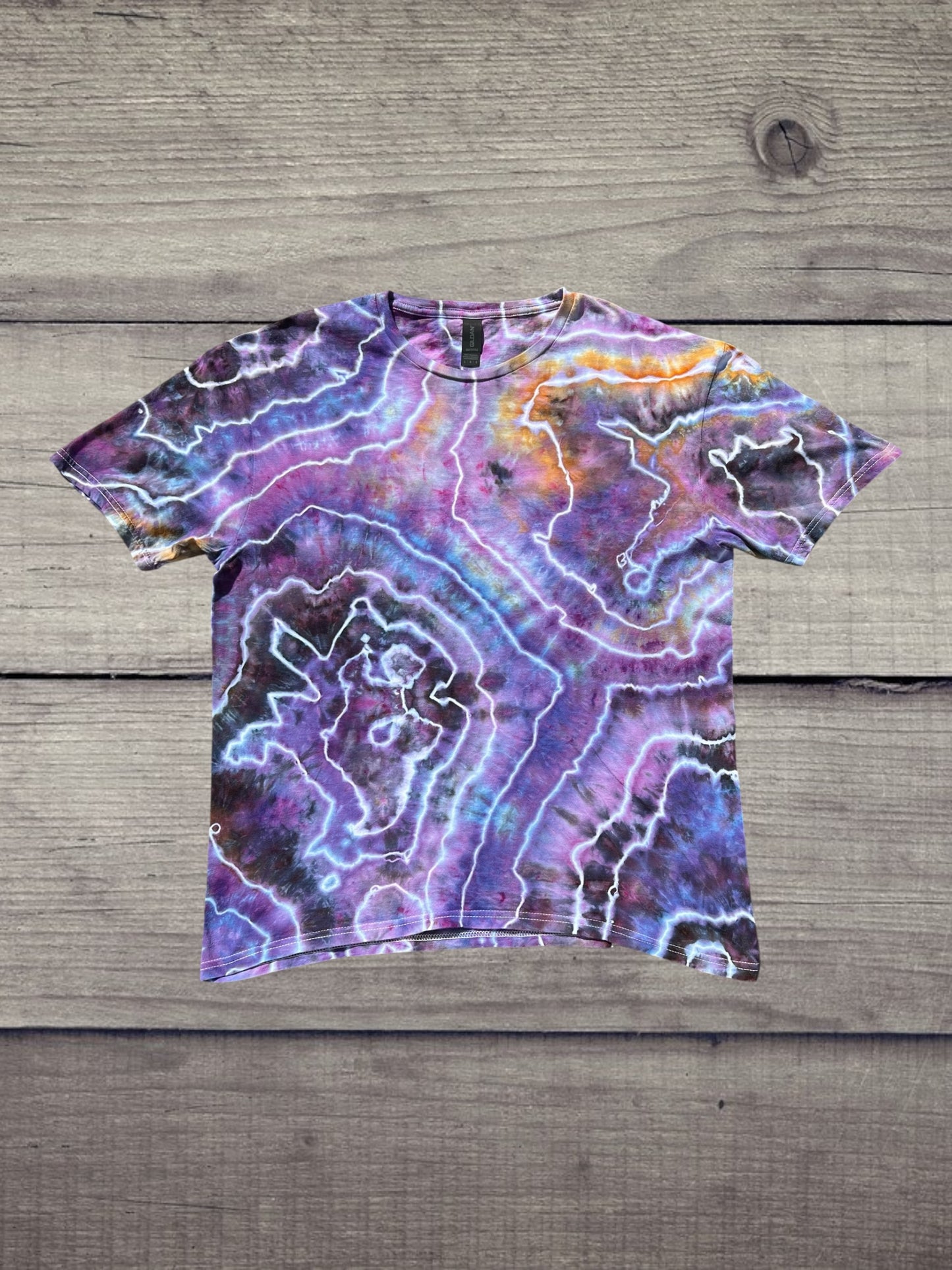 Nebula Vein Tie-Dye Tee Large