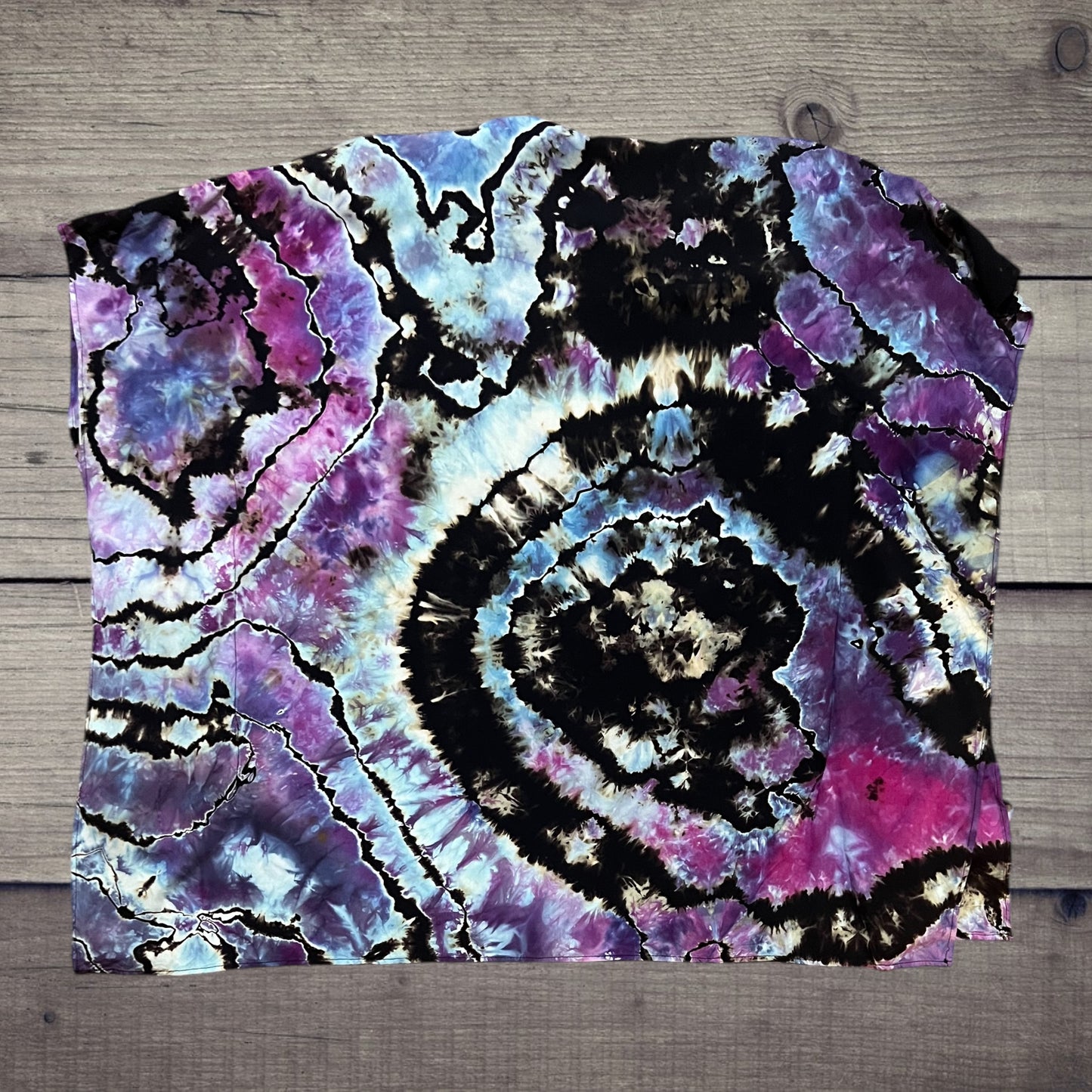 Reverse Ice Dye Kimono Cover Up Medium