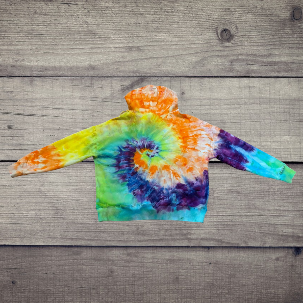 Cosmic Explosion | Ice-Dyed Hoodie XL