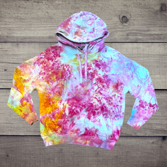 Electric Daydream | Ice-Dyed Hoodie Large