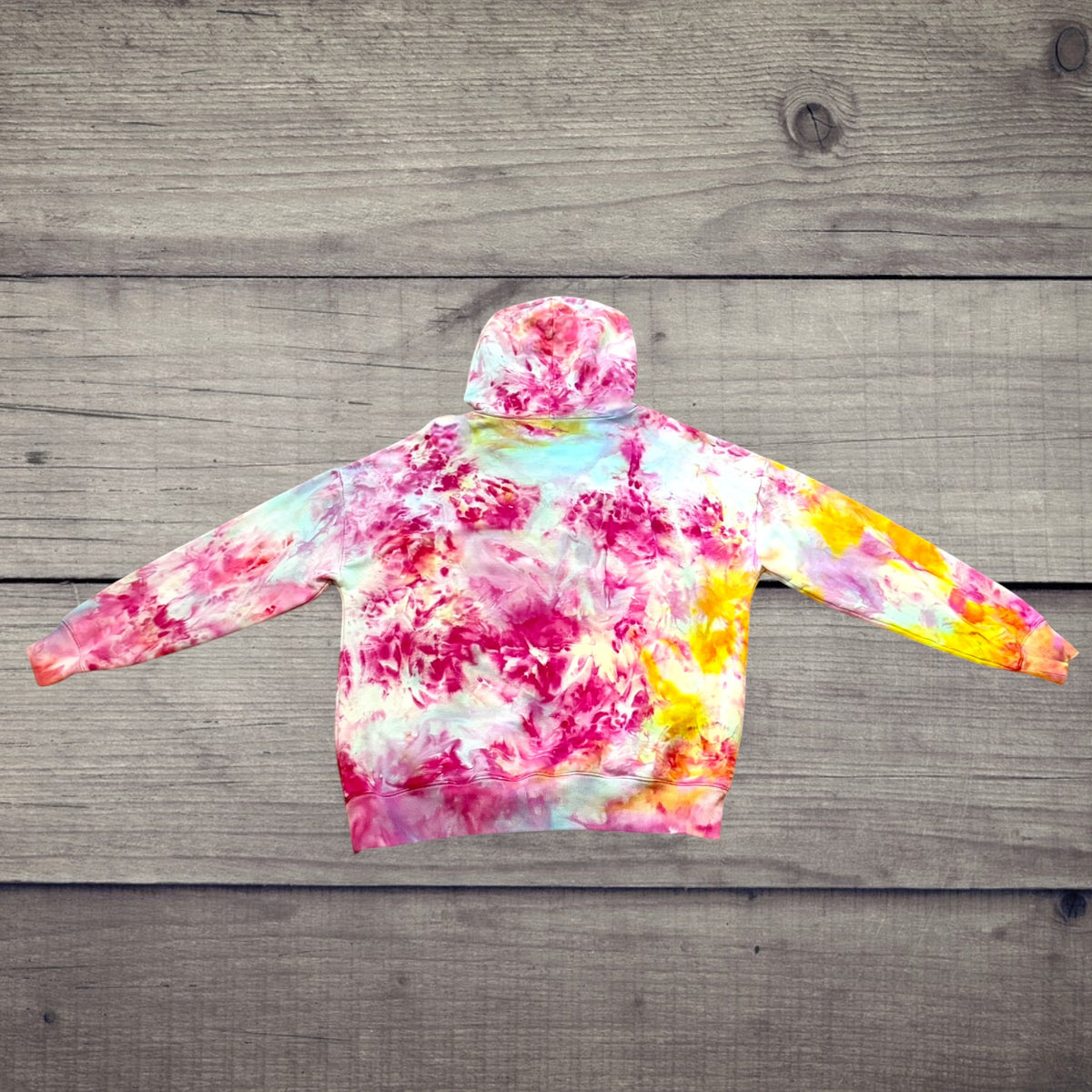 Electric Daydream | Ice-Dyed Hoodie Large