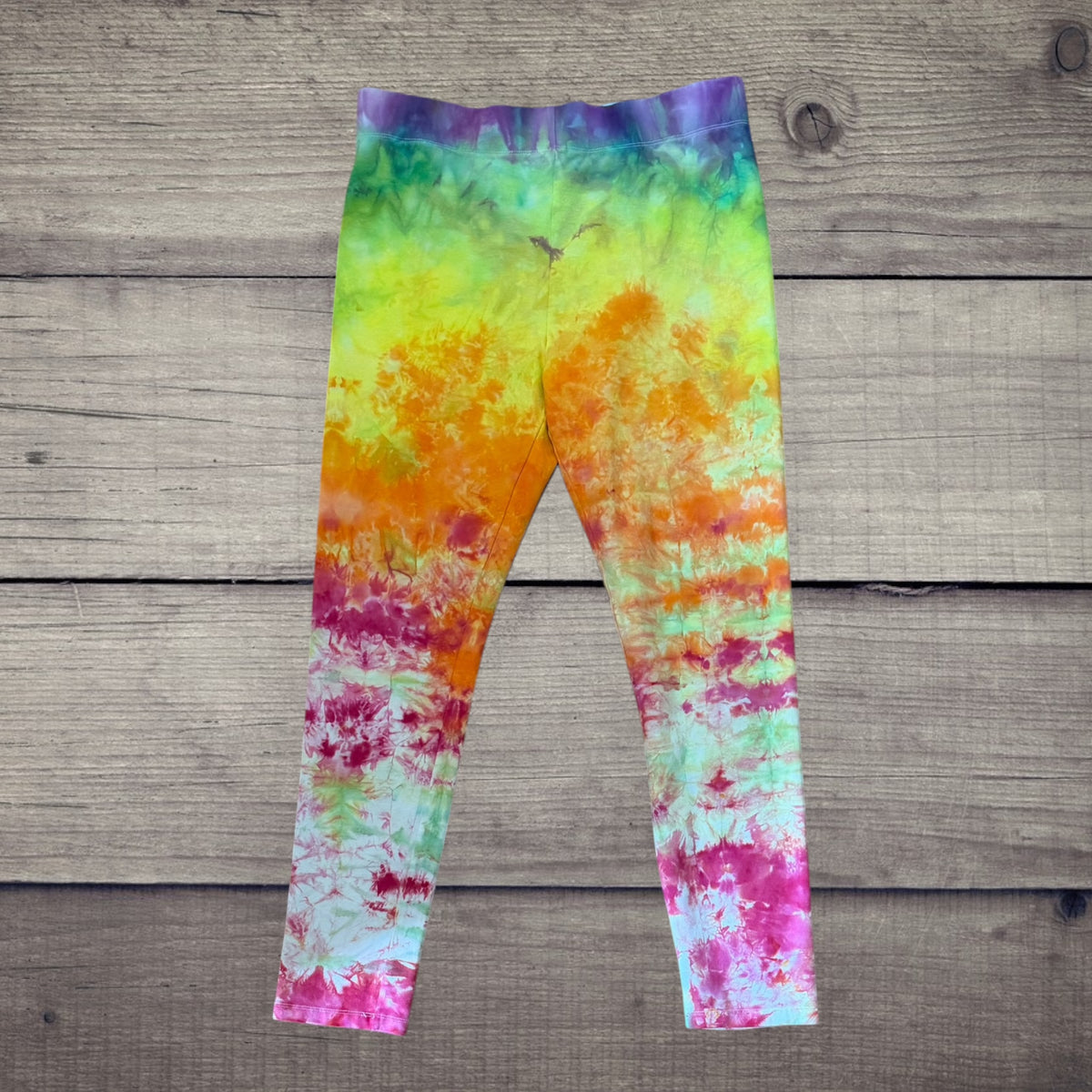 Rainbow Ice Dye Leggings