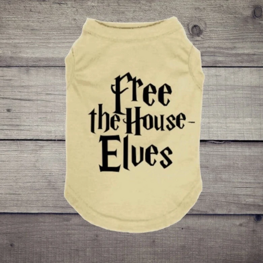 Free the House-Elves Harry Potter Inspired Dog Tee