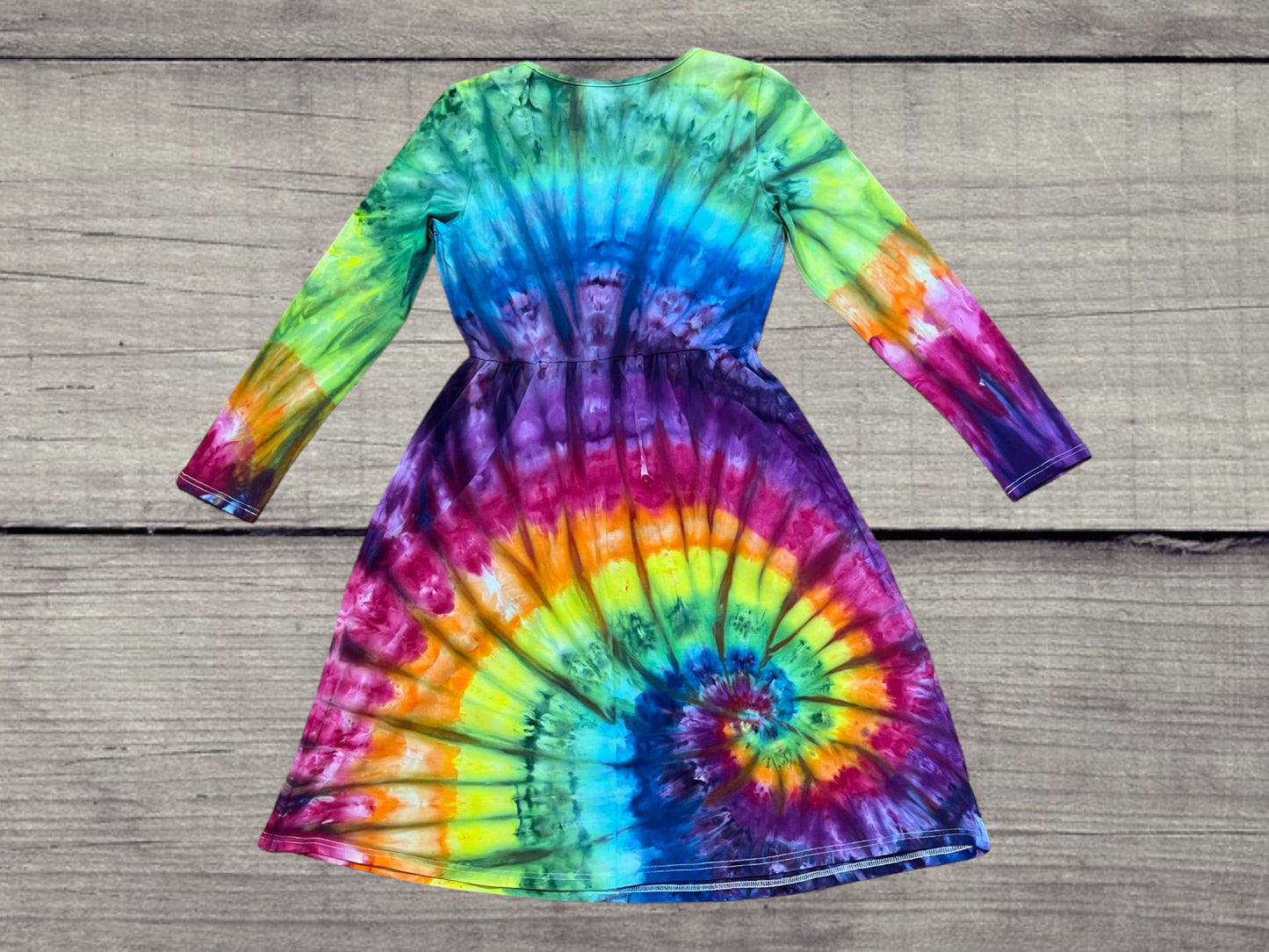 Ice Dye Midi Dress Medium