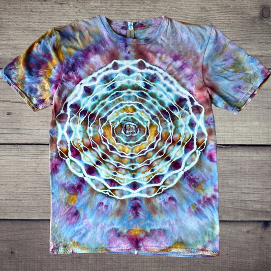 Medium Mandala Ice Dye Tee