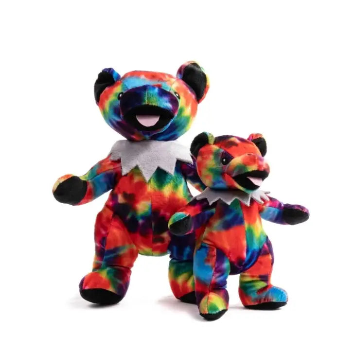 Grateful Dead Tie Dye Dancing Bear Plush Dog Toy